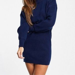 ASOS mini rib dress